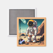Aimant "Explorateur galactique" (Recto/Verso)
