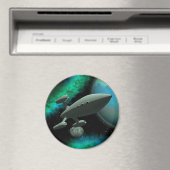 Aimant Explorateur Starship (Round) (In Situ (Lave-vaisselle))