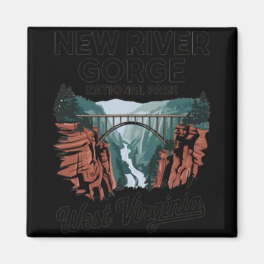 Aimant Explore West Virginia's New River Gorge National P (Devant)
