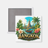 Aimant Explorer Bangkok Thaïlande Voyage Aventure (Recto/Verso)