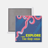 Aimant Explorer l'océan profond (Recto/Verso)