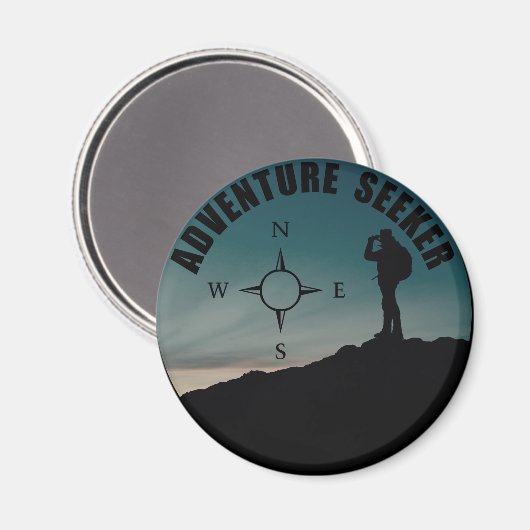 Aimant explorez la recherche extérieure (Recto/Verso)