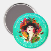 Aimant Exploser en fleur (Recto/Verso)