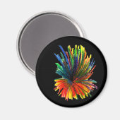 Aimant Explosion de l'aimant des couleurs (Recto/Verso)