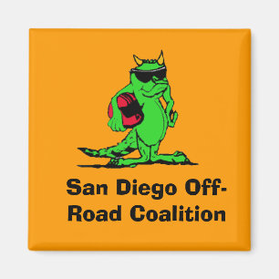 Aimant expo_liz, coalition tous terrains de San Diego