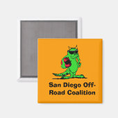 Aimant expo_liz, San Diego Off-Road Coalition (Recto/Verso)