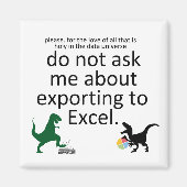 Aimant Exportation vers une feuille de calcul avec des di (Devant)