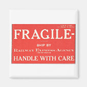 Aimant Express ferroviaire fragile     (Devant)