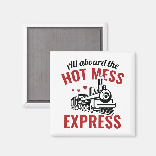Aimant Express Hot Mess (Recto/Verso)