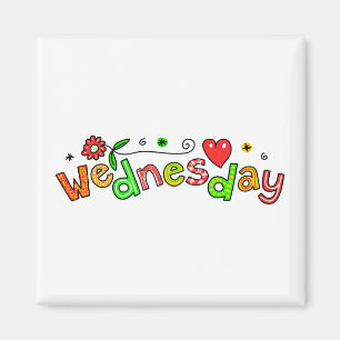 Aimant Expression mignonne des textes de salutation de