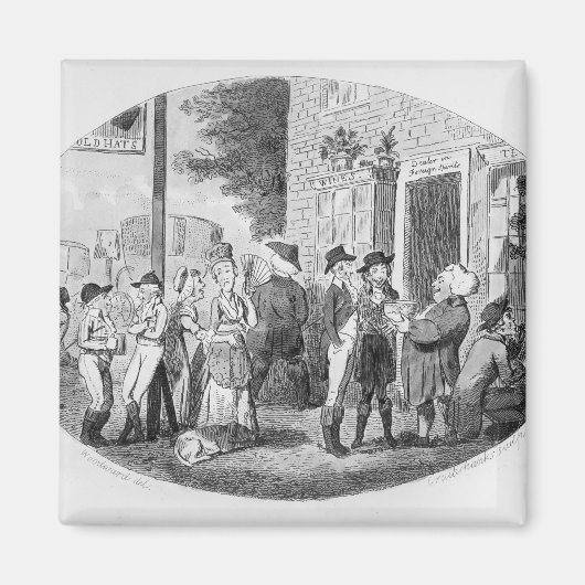 Aimant Extérieur de l'ancienne taverne Casquette (Devant)