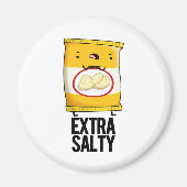 Aimant Extra Salty Funty Salty Snack Pun (Devant)