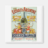 Aimant Extrait d'Absinthe Poster Art (Devant)