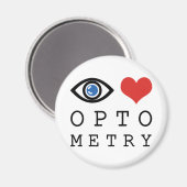 Aimant Eye Love Optométrie (Recto/Verso)