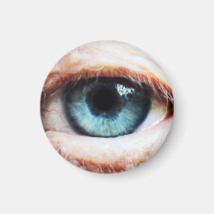 Aimant Eyeball effrayant et Oeil Bleu d'Halloween /zombie