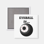 Aimant Eyeball fou (Recto/Verso)
