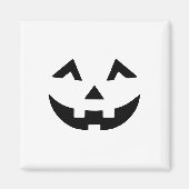 Aimant Eyelashes Jack-o'-lantern Face Citrouille Hallowen (Devant)