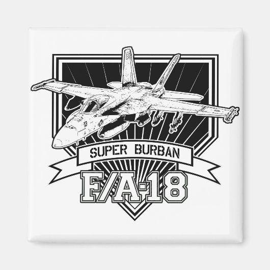 Aimant F18 super BURBAN (Devant)