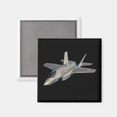 Aimant F-35 Lightning II Panther Jet Fighter (Recto/Verso)