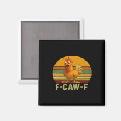 Aimant F-Caw-F Chicken Essential Vintage Graphic (Recto/Verso)