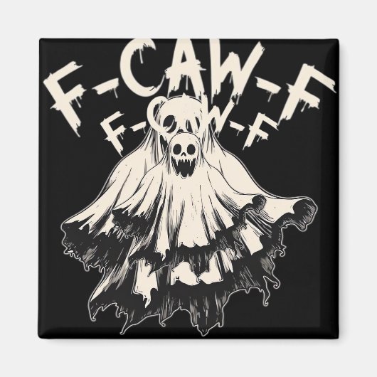 Aimant F Caw F Corbeau Style Rétro Classique (Devant)