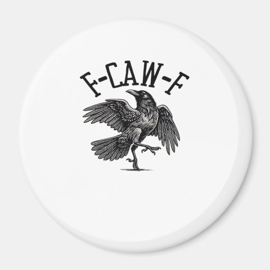 Aimant F Caw F Crow Créatif Décontracté (Devant)