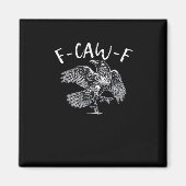 Aimant F-Caw-F Crow Retro Classic (Devant)