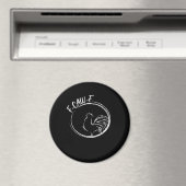 Aimant F-Caw-F Funny Wordplay Quote Retro Style (In Situ (Lave-vaisselle))