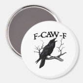Aimant F Caw F Graphique Vintage Classique (Recto/Verso)