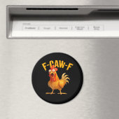 Aimant F-Caw-F Poulet Classique Style Rétro (In Situ (Lave-vaisselle))