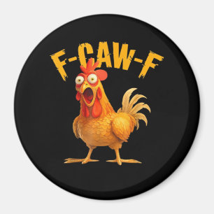 Aimant F-Caw-F Poulet Classique Style Rétro