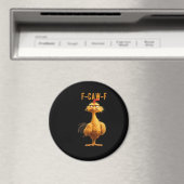 Aimant F-Caw-F Poulet Classique Style Rétro (In Situ (Lave-vaisselle))