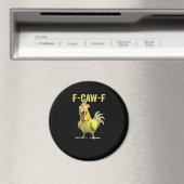 Aimant F Caw F Poulet Drôle Classique Créatif Décontracté (In Situ (Lave-vaisselle))