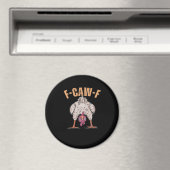 Aimant F Caw F Poulet Drôle Classique Style Rétro Cool (In Situ (Lave-vaisselle))