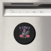 Aimant F Caw F Poulet Drôle Classique Style Simple et Pro (In Situ (Lave-vaisselle))