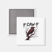 Aimant F-Caw-F Raven Classique (Recto/Verso)