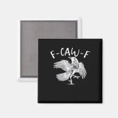 Aimant F-Caw-F Raven Vintage Graphic (Recto/Verso)