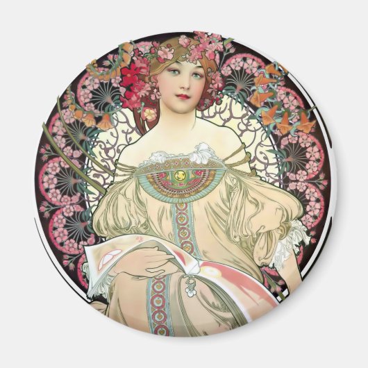 Aimant F. Champenois Imprimeur-Éditeur par Alfons Mucha (Devant)
