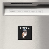 Aimant F-hoo-f Funny Bird Meme Graphic  (In Situ (Lave-vaisselle))