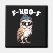 Aimant F-hoo-f Funny Bird Meme Graphic  (Devant)