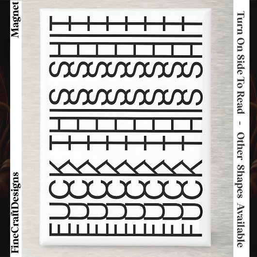 Aimant F**k This Shit-Hidden Message 144BW Modern Unusual