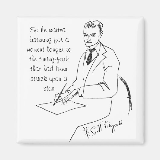 Aimant F. Scott Fitzgerald (Devant)