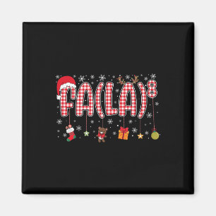 Aimant Fa (la)8 Funny Christmas Père Noël Fa La Math Ense