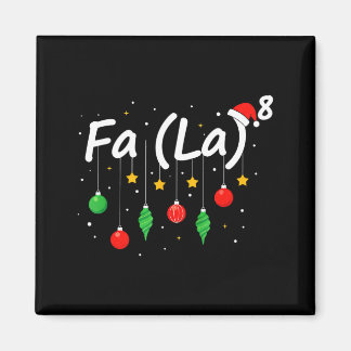 Aimant Fa (la) 8 Funny Christmas Santa Fa La Math Teacher