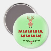 Aimant Fa La La La Noël (Recto/Verso)