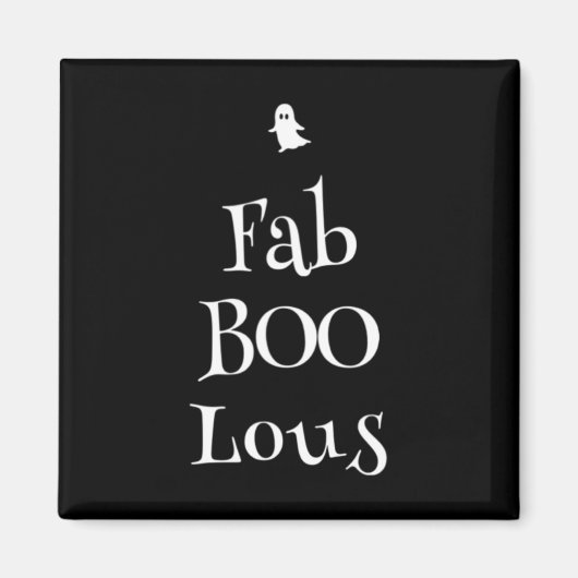 Aimant Fab Boo Lous Halloween Fantôme (Devant)