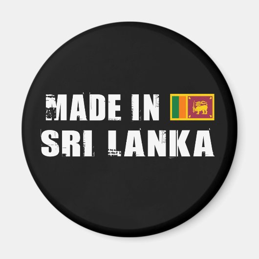 Aimant Fabriqué au Sri Lanka (Devant)