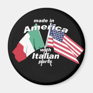 Aimant Fabriqué En Amérique Avec Des Pièces Italiennes