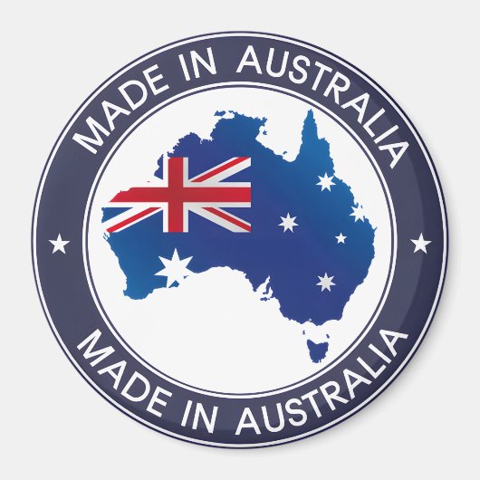 Aimant Fabriqué en Australie (Devant)