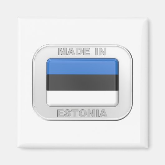 Aimant Fabriqué en Estonie (Devant)